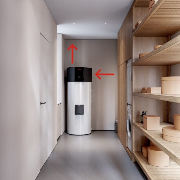 Installazione intelligente che fa risparmiare spazio